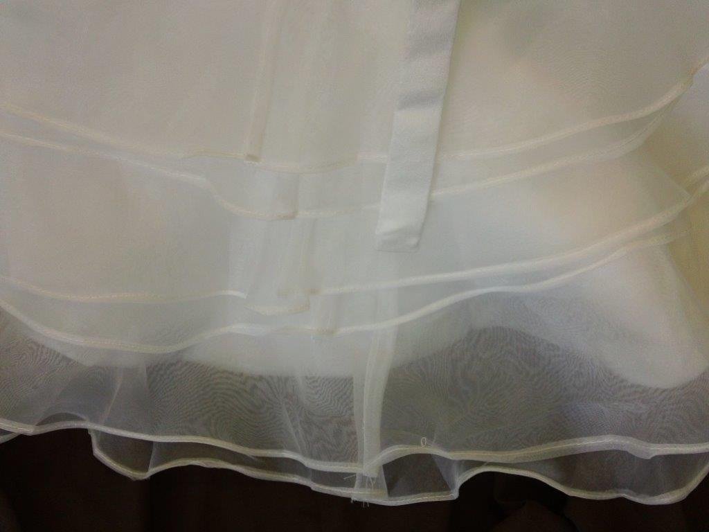 tiered flower girl skirt